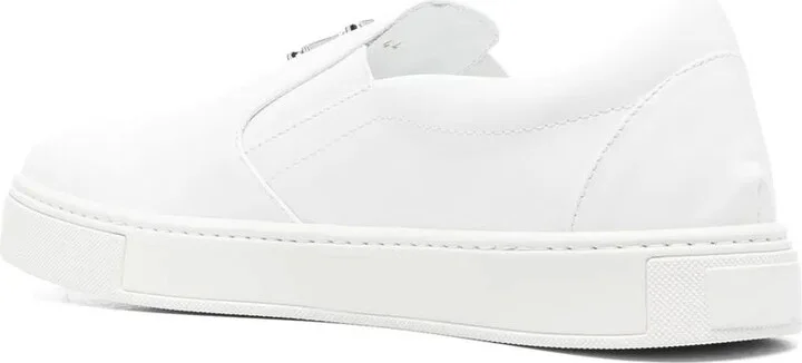 Logo-Plaque Slip-On Sneakers - Image 3