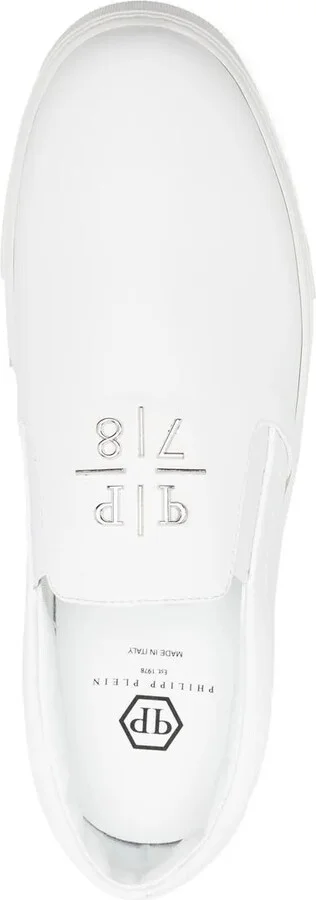 Logo-Plaque Slip-On Sneakers - Image 4