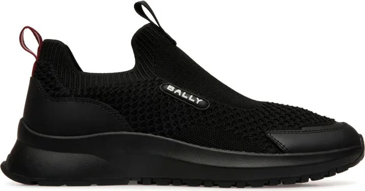 Logo-Plaque Slip-On Sneakers