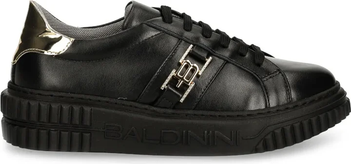 Logo-Plaque Sneakers