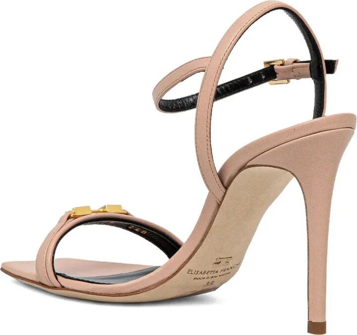 Logo-Plaque Stiletto Sandals - Image 4
