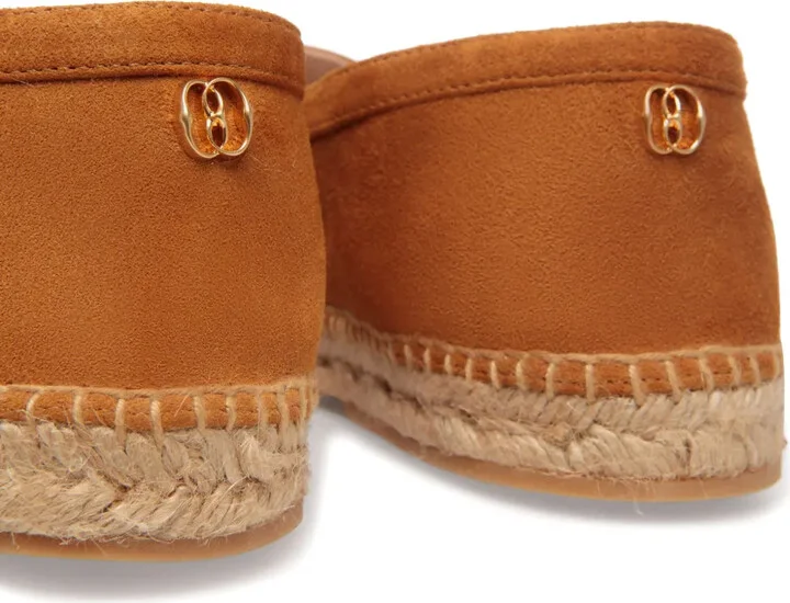 Logo-Plaque Suede Espadrilles - Image 4
