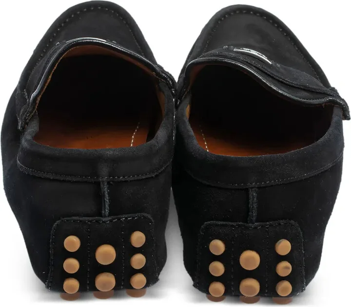 Logo-Plaque Suede Loafers - Image 3