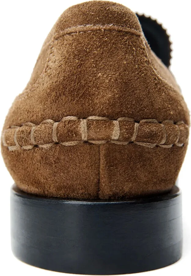 Logo-Plaque Suede Loafers - Image 3
