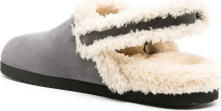 Logo-Plaque Suede Mules - Image 3