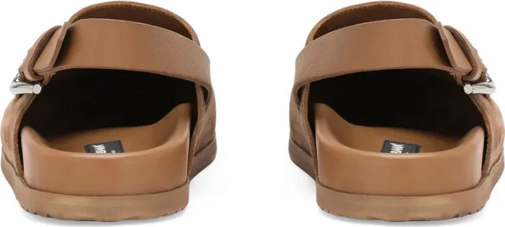 Logo-Plaque Suede Mules - Image 3