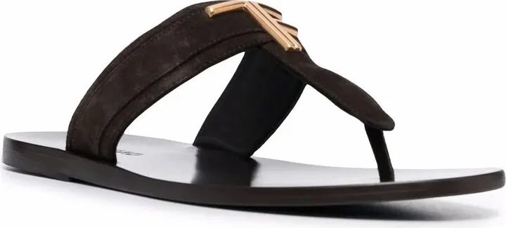 Logo-Plaque Thong Sandals - Image 2