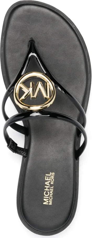 Logo-Plaque Thong-Strap Sandals - Image 4