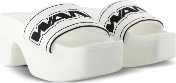 Logo Platform Sandals - Image 2