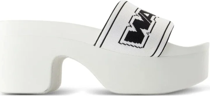 Logo Platform Sandals