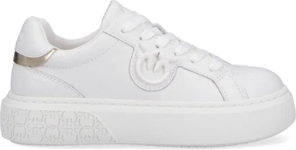 Logo Platform Sneakers - White