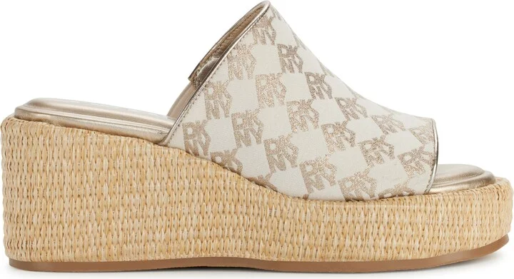 Logo Platform Wedge Sandal - Image 3
