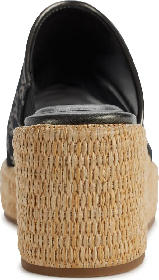 Logo Platform Wedge Sandal - Image 7