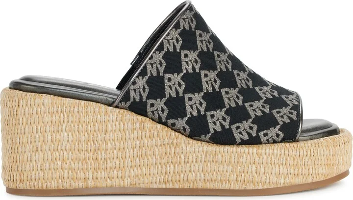 Logo Platform Wedge Sandal - Image 8