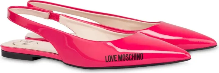 Logo-Print Ballerina Shoes - Image 2