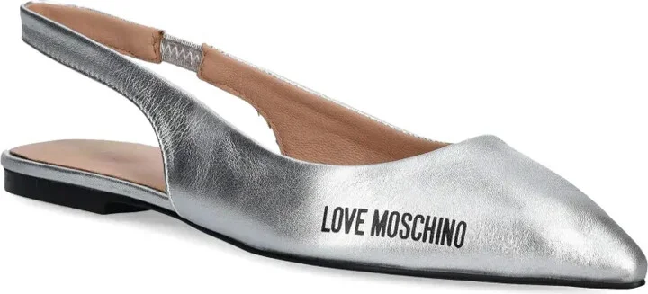 Logo-Print Ballerina Shoes - Image 2