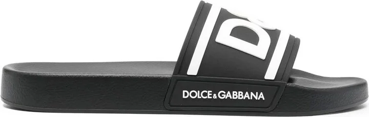 Logo-Print Beach Sliders