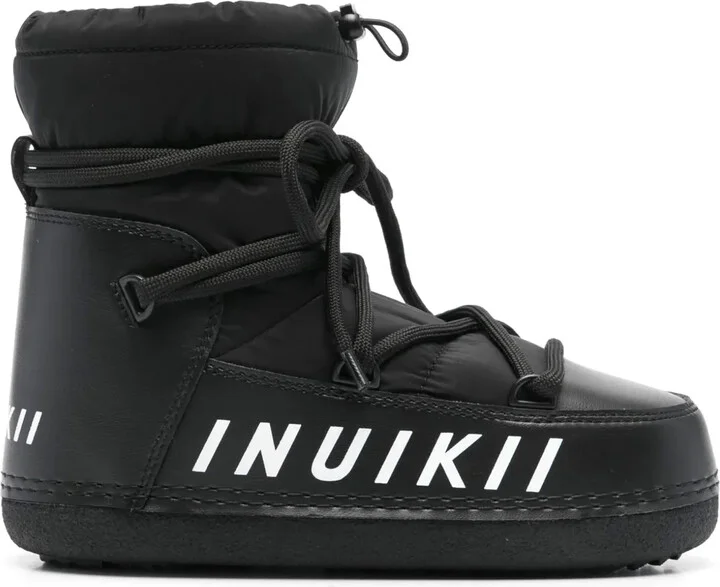 Logo-Print Boots
