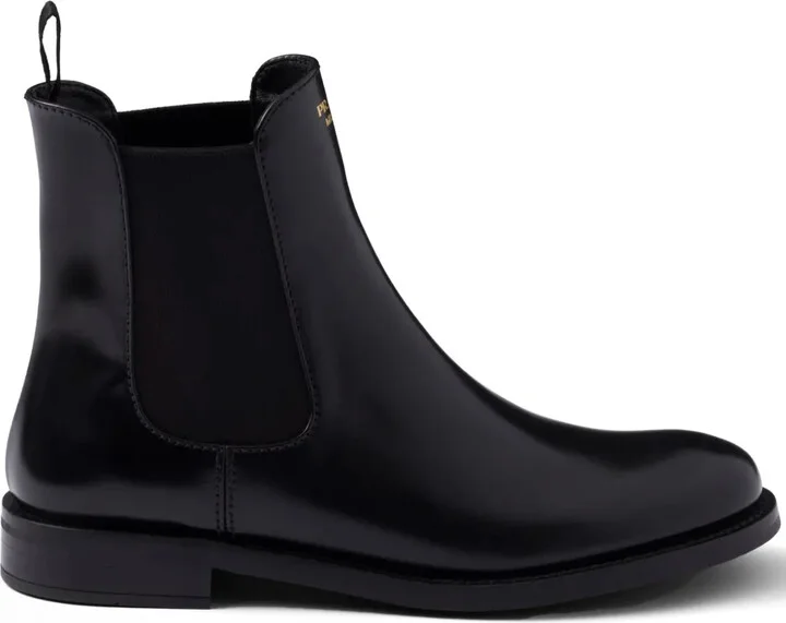 Logo-Print Boots