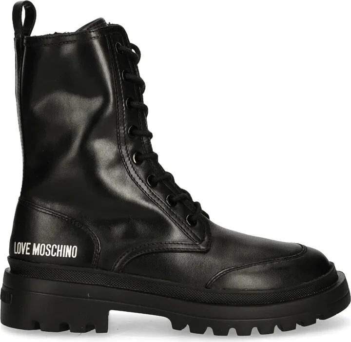 Logo-Print Boots