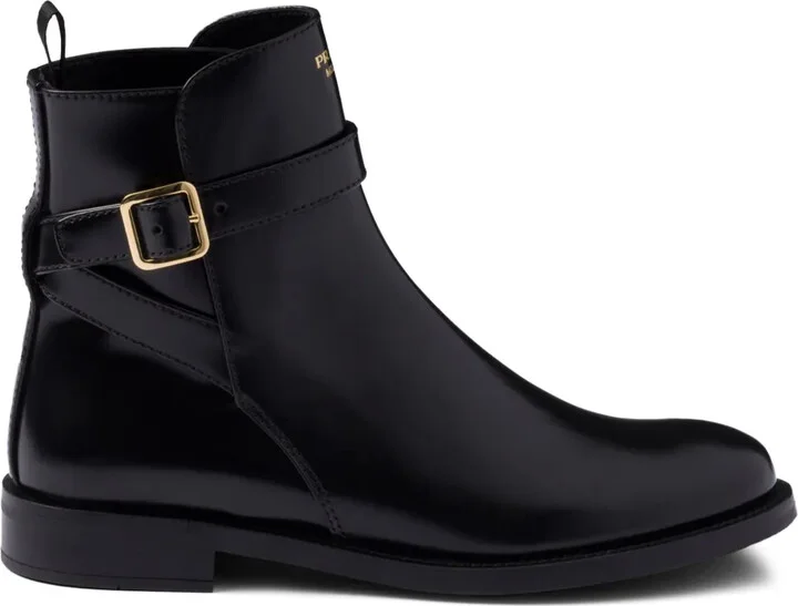 Logo-Print Boots
