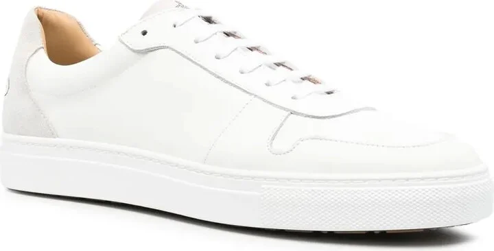 Logo-Print Calf Leather Sneakers - Image 2