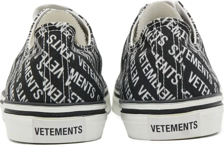 Logo-Print Canvas Sneakers - Image 3