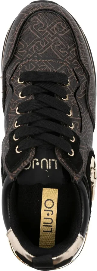 Logo-Print Chunky-Sole Sneakers - Image 4