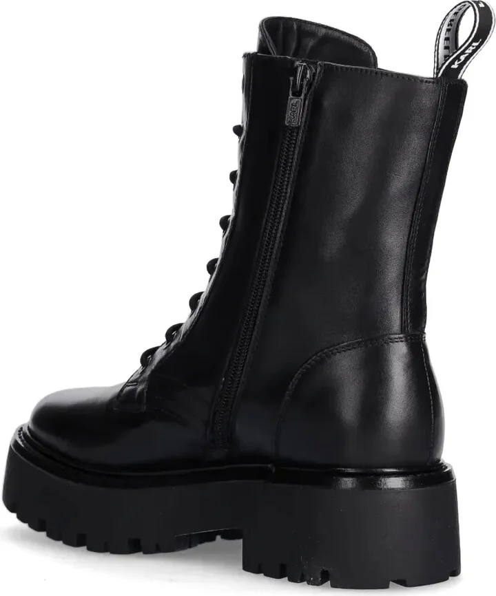 Logo-Print Combat Boots - Image 3