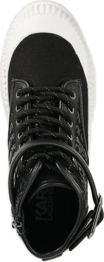 Logo-Print Combat Boots - Image 2