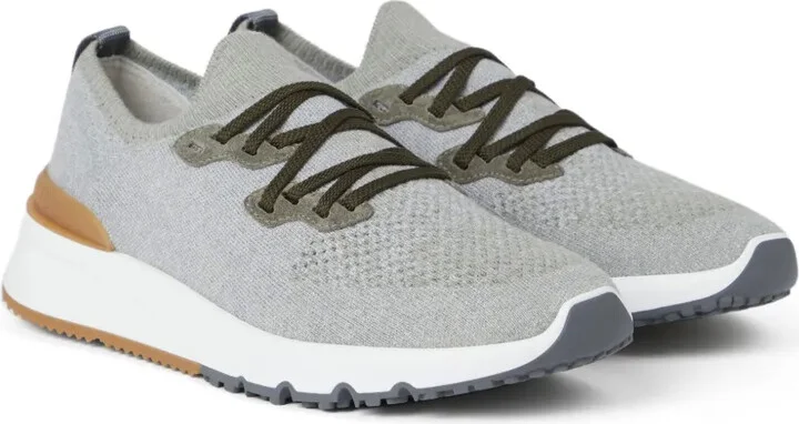 Logo-Print Cotton-Blend Sneakers - Image 2