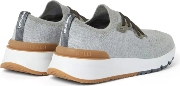 Logo-Print Cotton-Blend Sneakers - Image 3