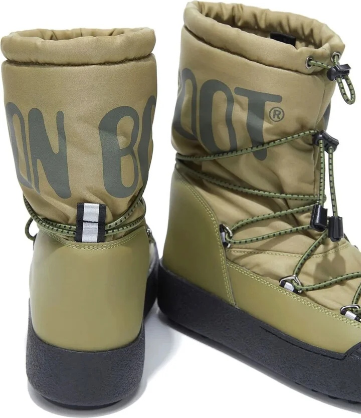 Logo-Print Detail Snow Boots - Image 2