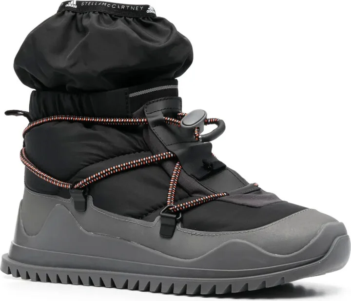 Logo-Print Drawstring Boots - Image 2