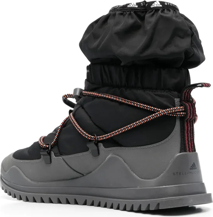 Logo-Print Drawstring Boots - Image 3
