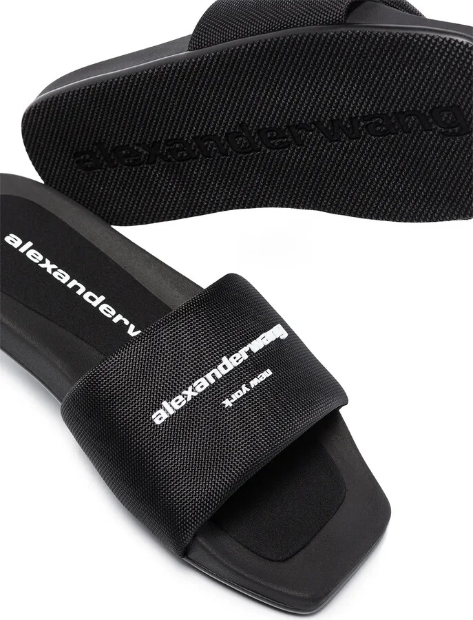 Logo-Print Flat Slides - Image 2