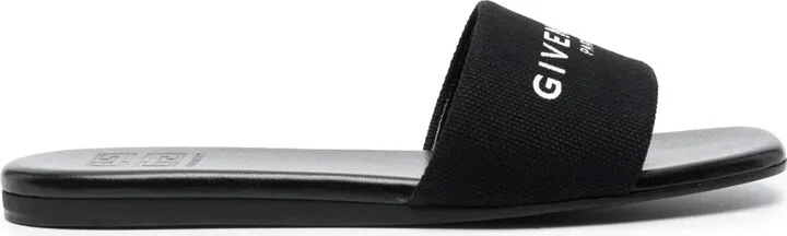 Logo-Print Flat Slides