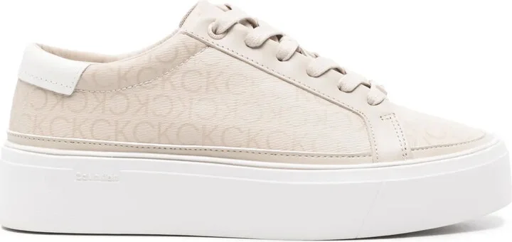 Logo-Print Flatform Sneakers