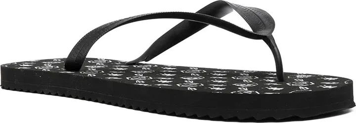 Logo-Print Flip Flops - Image 2