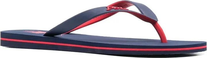 Logo Print Flip Flops - Image 2