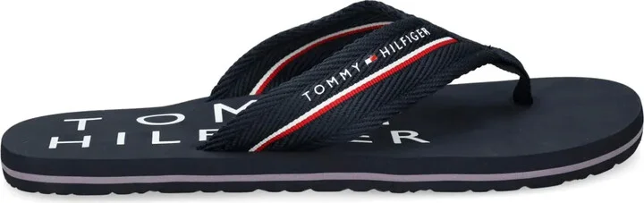 Logo-Print Flip Flops