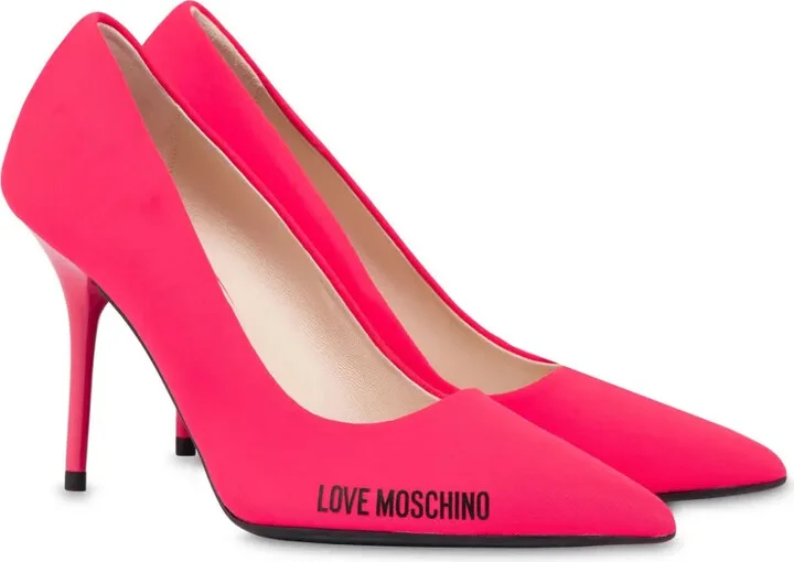 Logo-Print Goatskin Pumps - Image 2