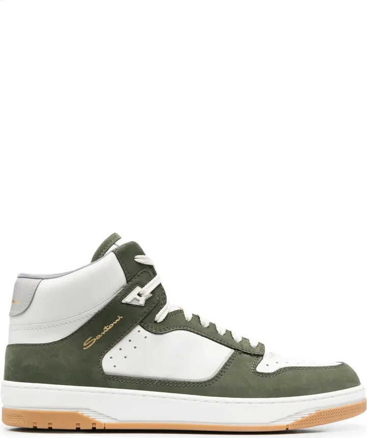 Logo-Print Hi-Top Sneakers