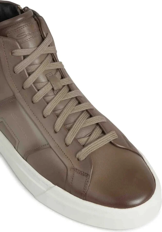 Logo-Print High-Top Sneakers - Image 5