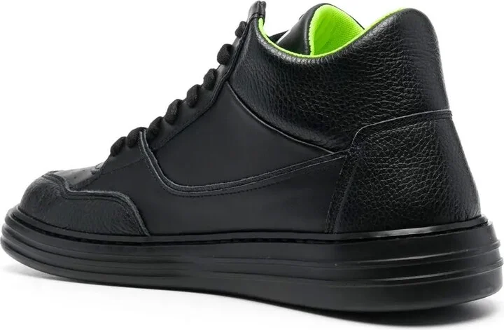 Logo-Print High-Top Sneakers - Image 3