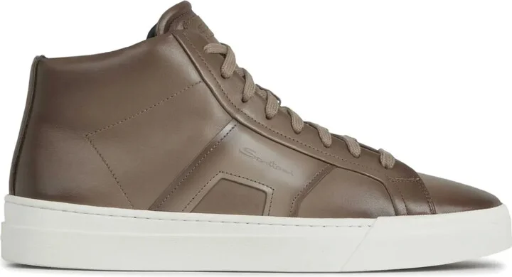 Logo-Print High-Top Sneakers