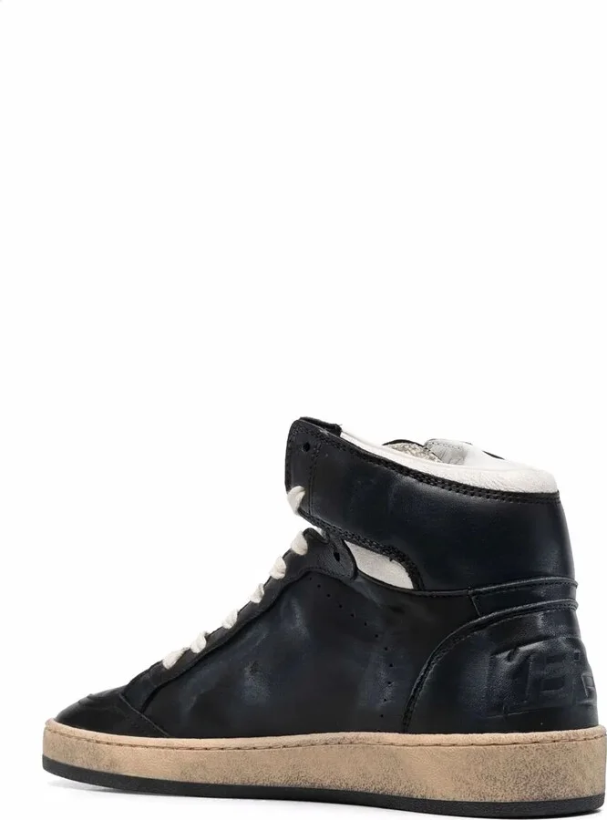 Logo-Print High-Top Suede Sneakers - Image 3