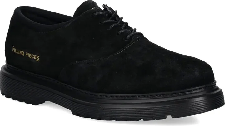 Logo-Print Lace-Up Derby Shoes - Image 2