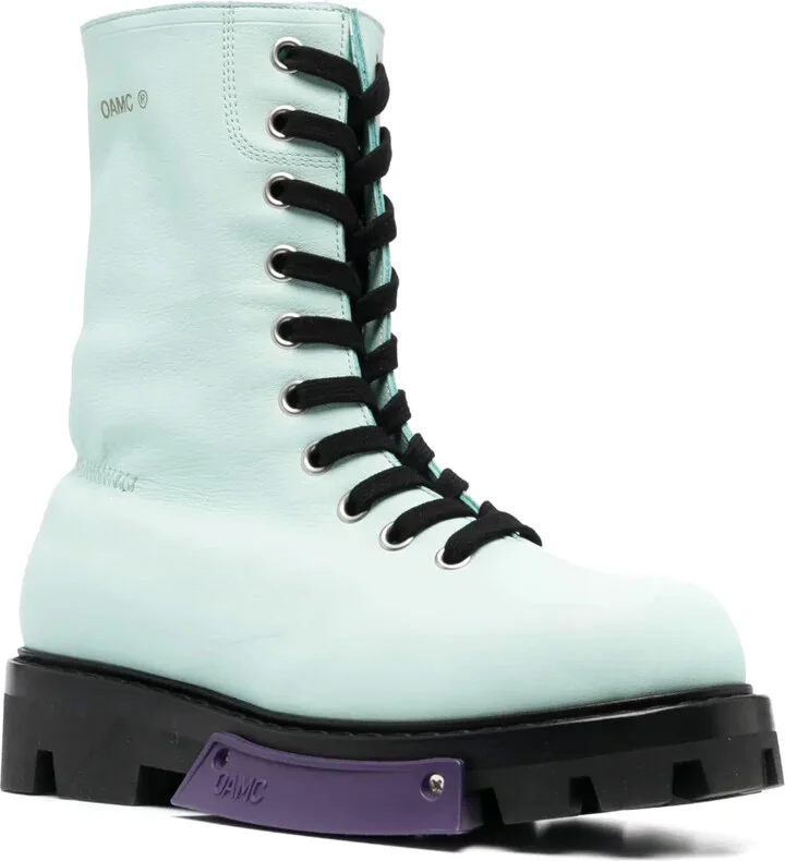Logo-Print Lace-Up Fastening Boots - Image 2