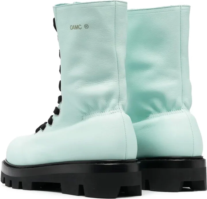 Logo-Print Lace-Up Fastening Boots - Image 3